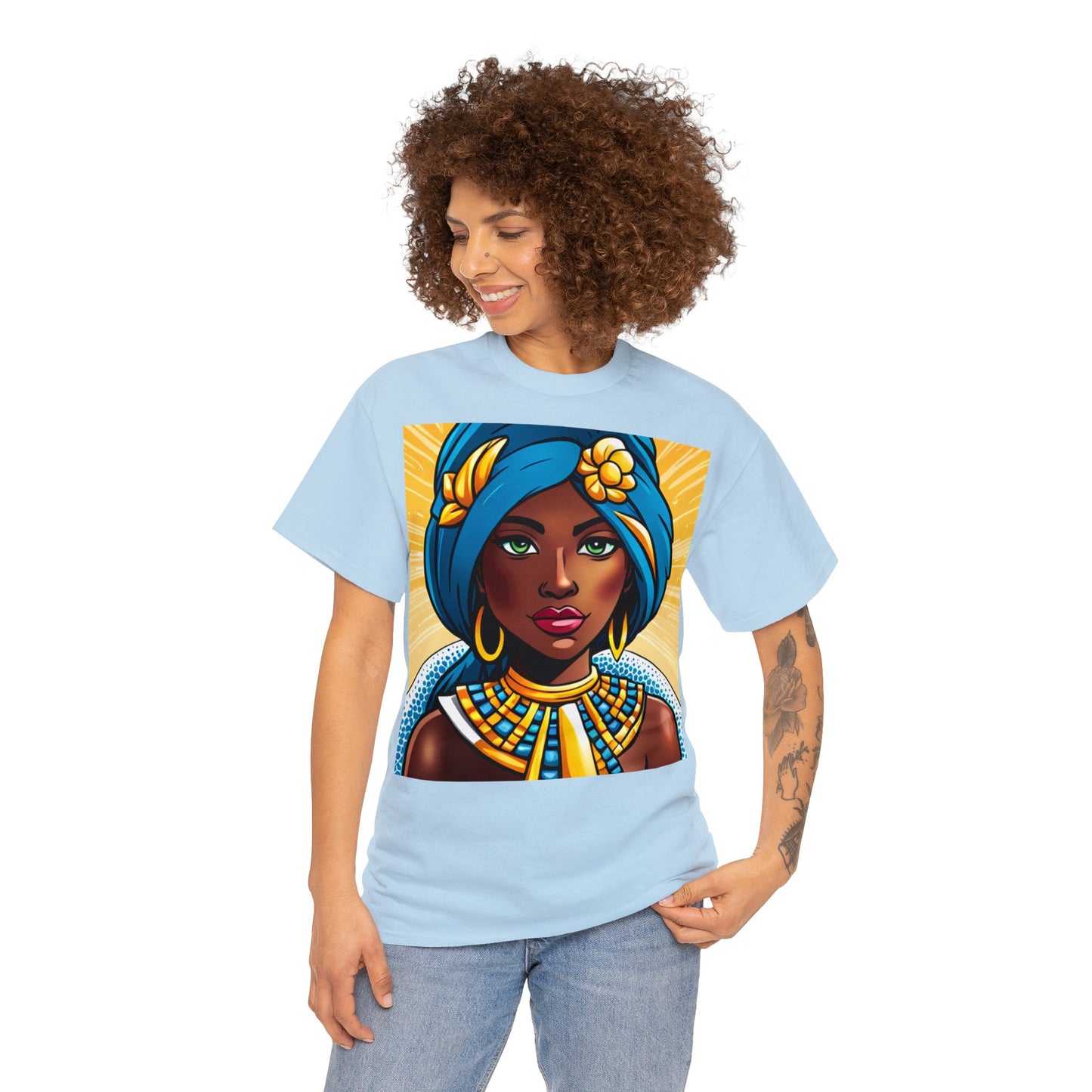 African Queen Heavy Cotton Tee - HCWP 