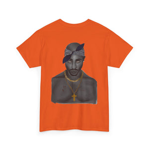 2 Pac T-shirt painted by Oleg Dave