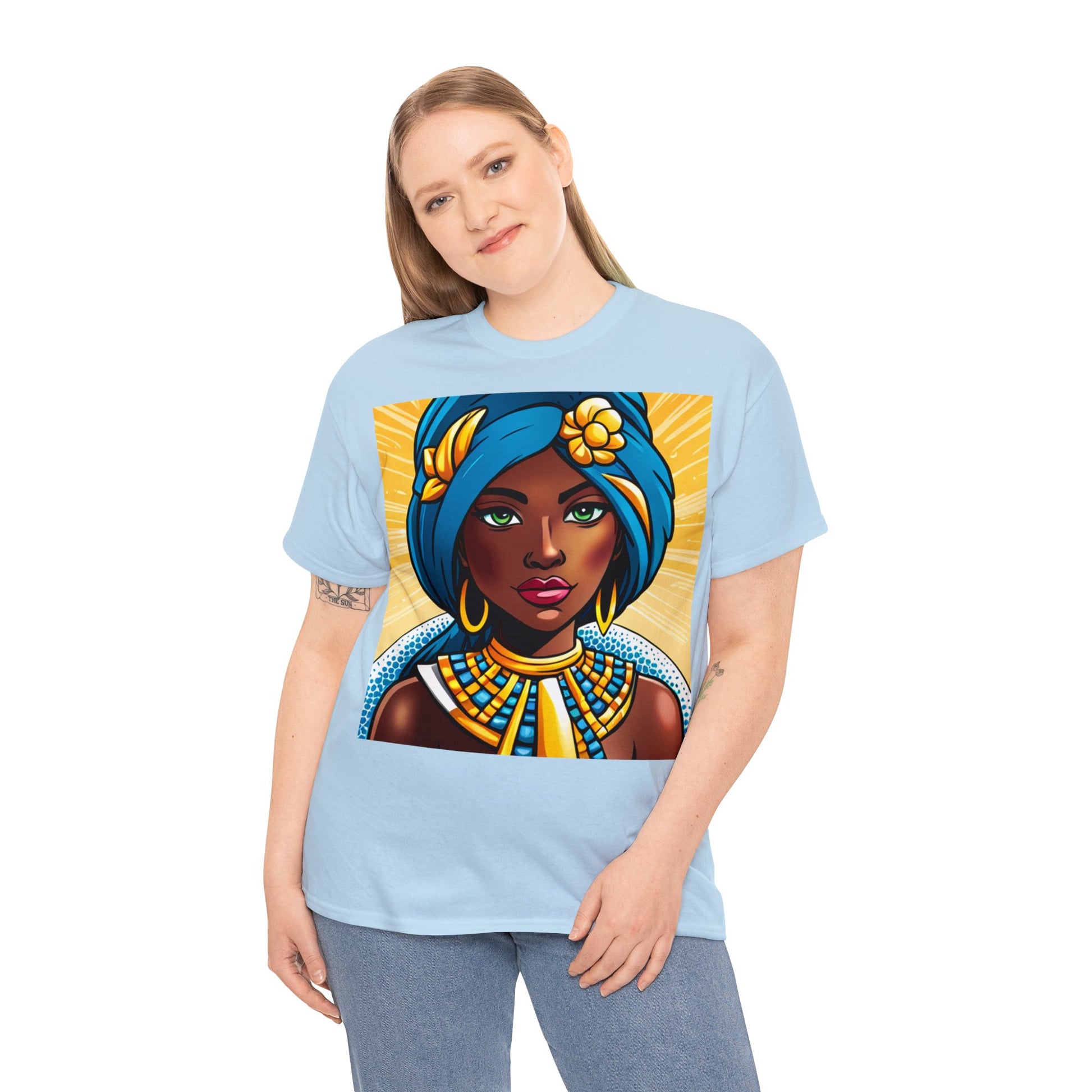 African Queen Heavy Cotton Tee - HCWP 