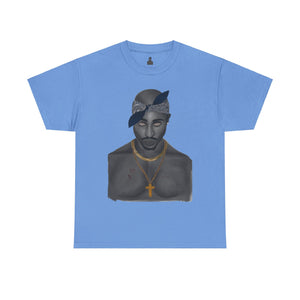 2 Pac T-shirt painted by Oleg Dave