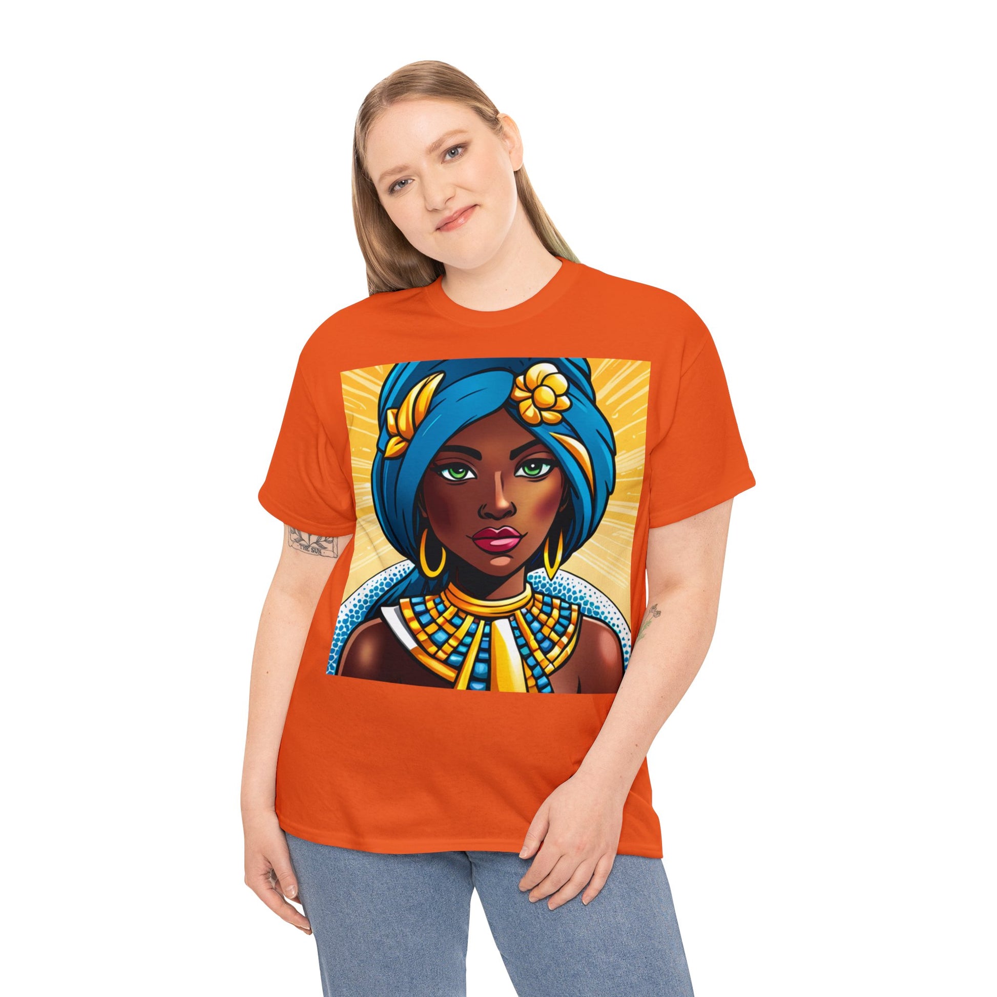 African Queen Heavy Cotton Tee - HCWP 