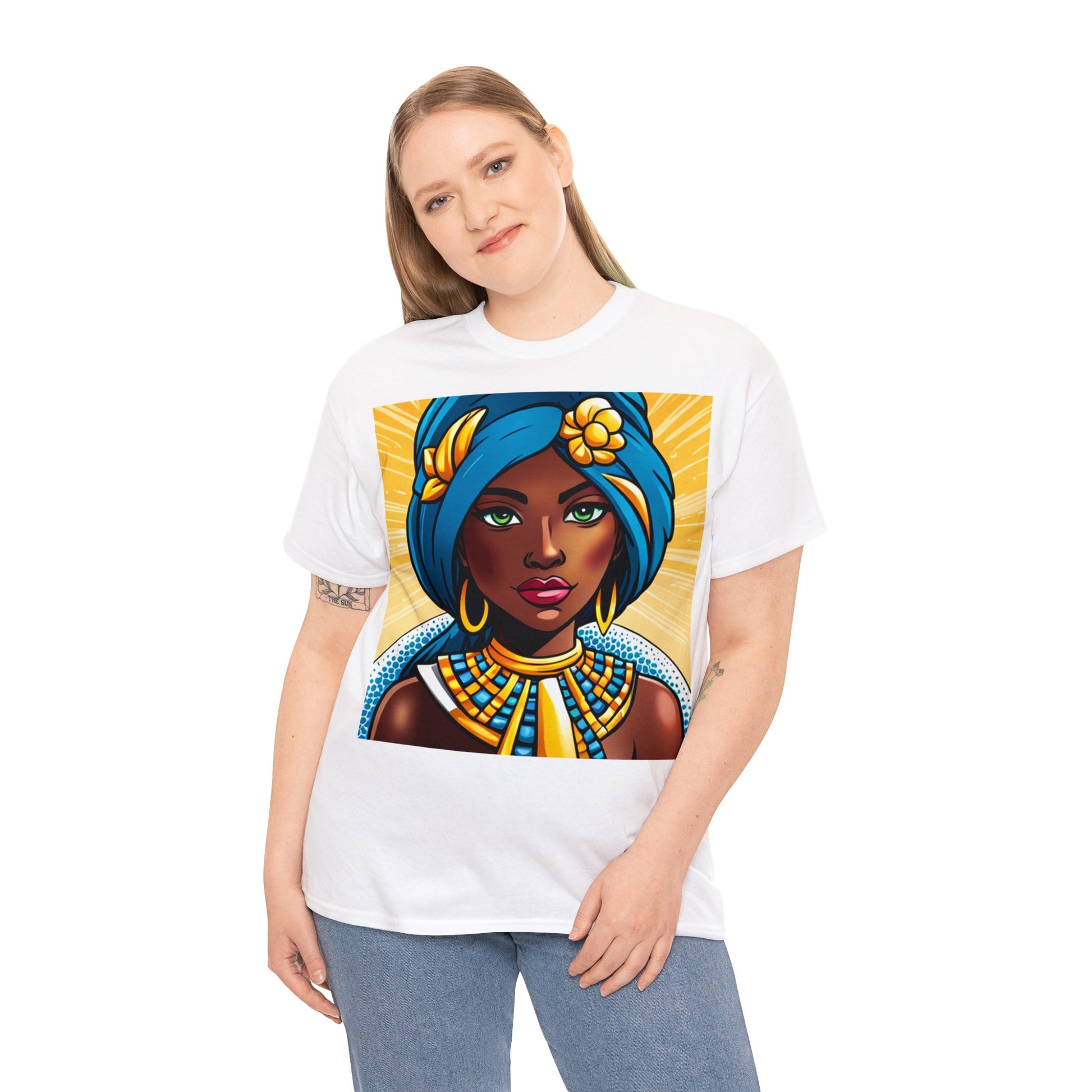 African Queen Heavy Cotton Tee - HCWP 