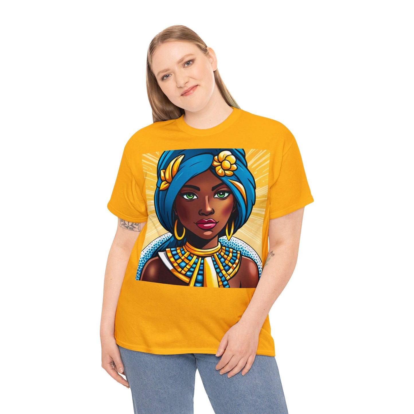 African Queen Heavy Cotton Tee - HCWP 