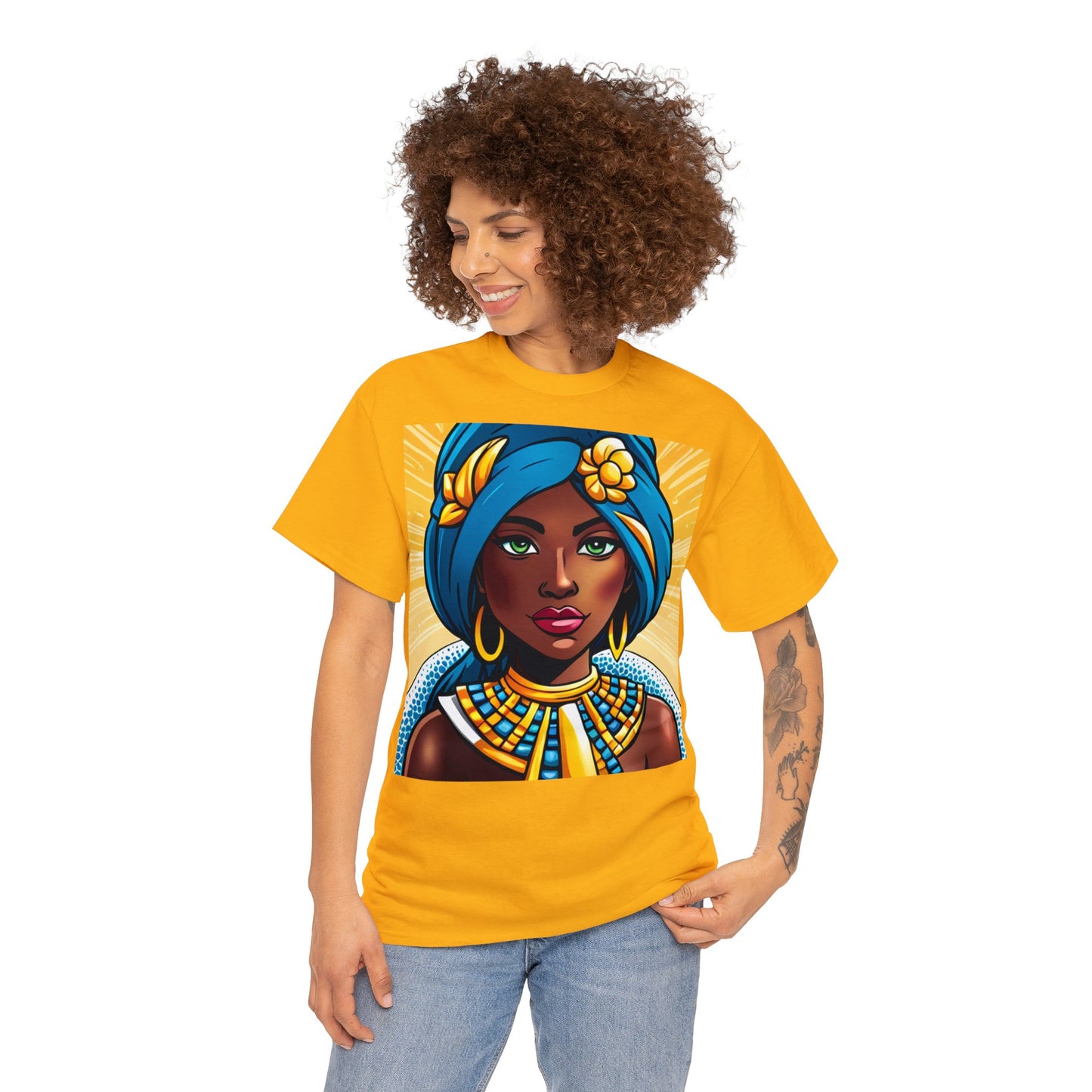 African Queen Heavy Cotton Tee - HCWP 