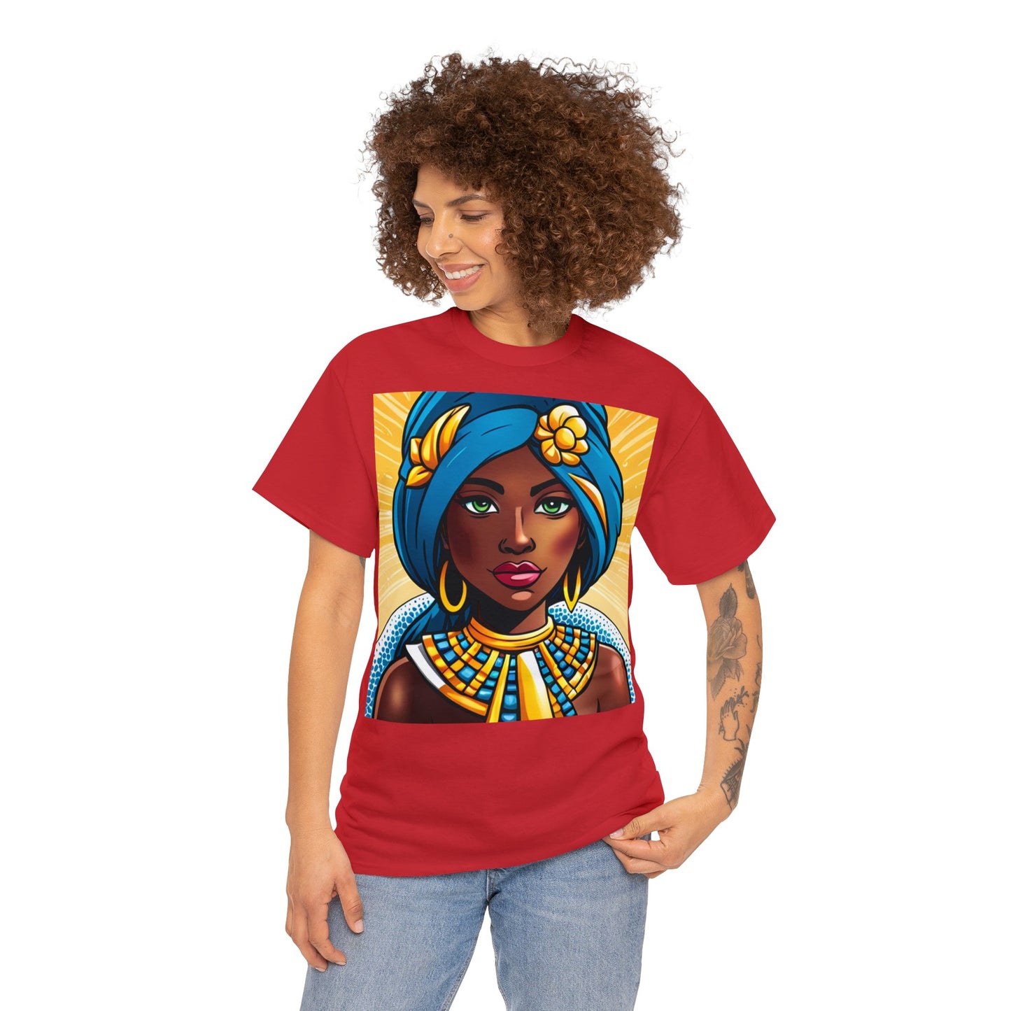 African Queen Heavy Cotton Tee - HCWP 