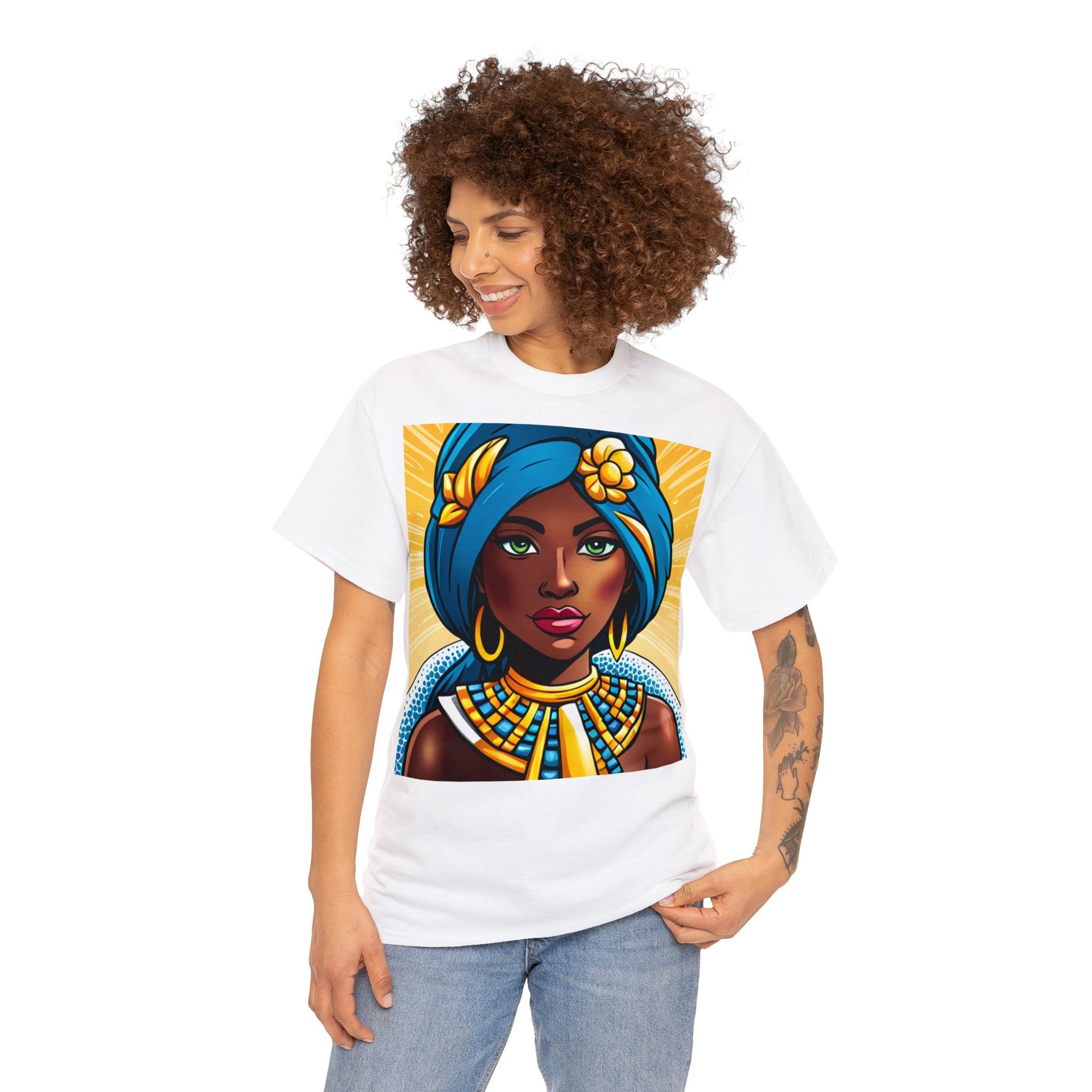 African Queen Heavy Cotton Tee - HCWP 