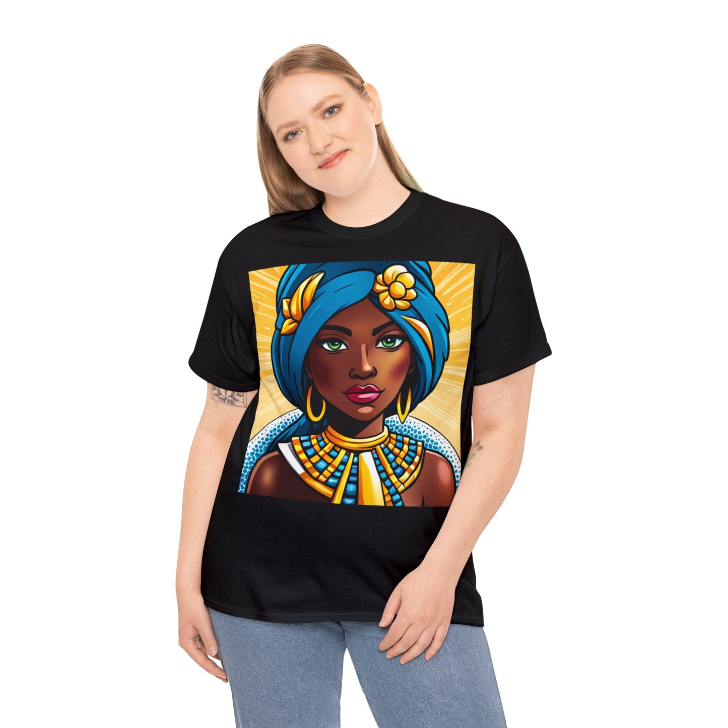 African Queen Heavy Cotton Tee - HCWP 