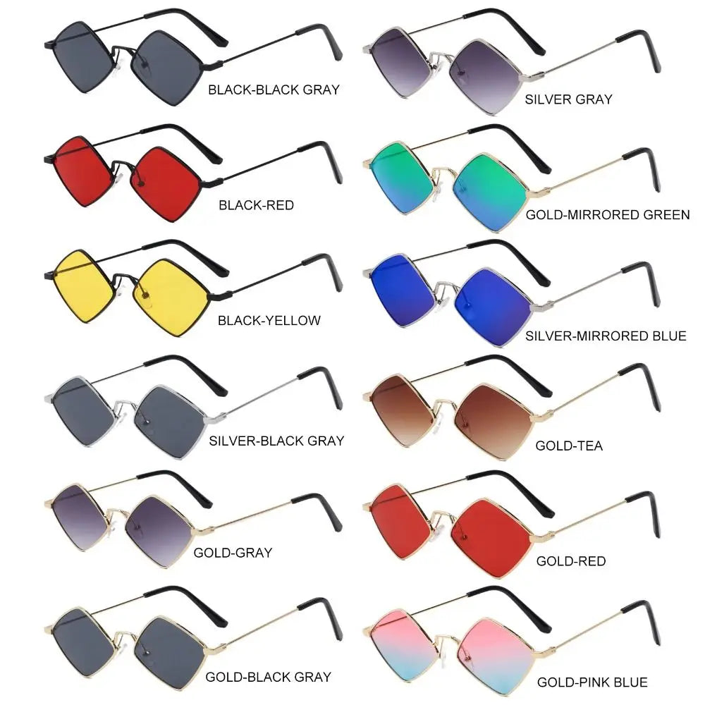 1pc Retro Diamant Sonnenbrille - HCWP 