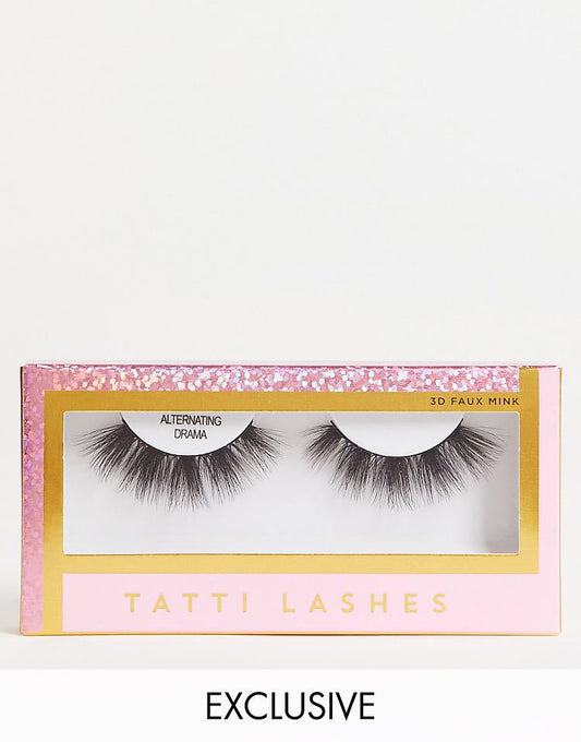 Tatti Lashes X ASOS Exclusive Alternating Drama False Lashes