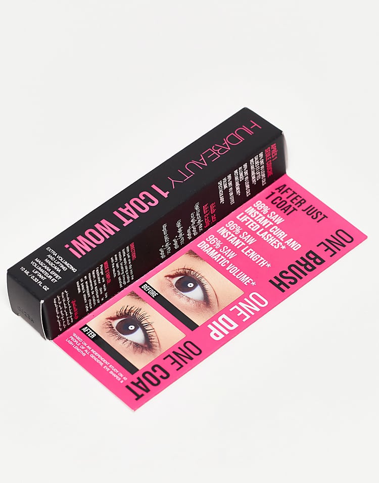 Huda Beauty 1 Coat WOW! Extra Volumizing and Lifting Mascara