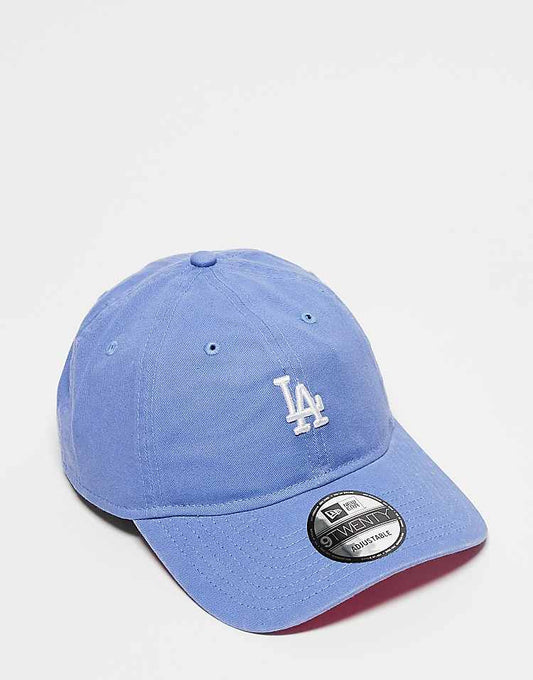 New Era LA mini logo 9twenty cap in blue