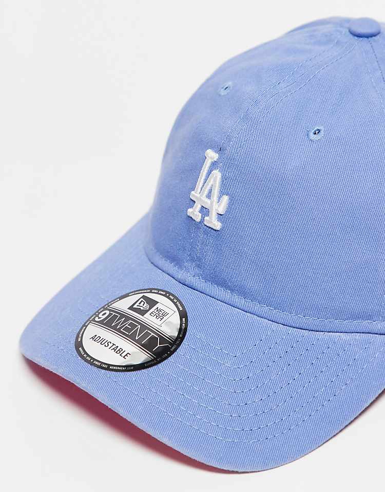 New Era LA mini logo 9twenty cap in blue