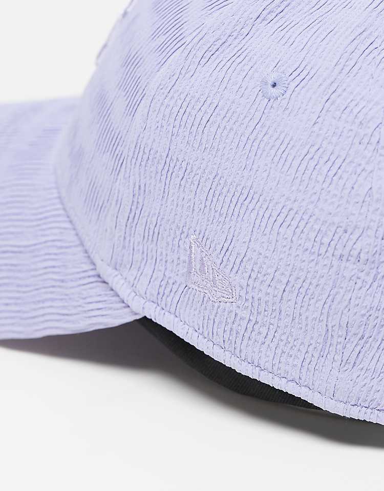 New Era New York Yankees textured 9forty cap in lilac