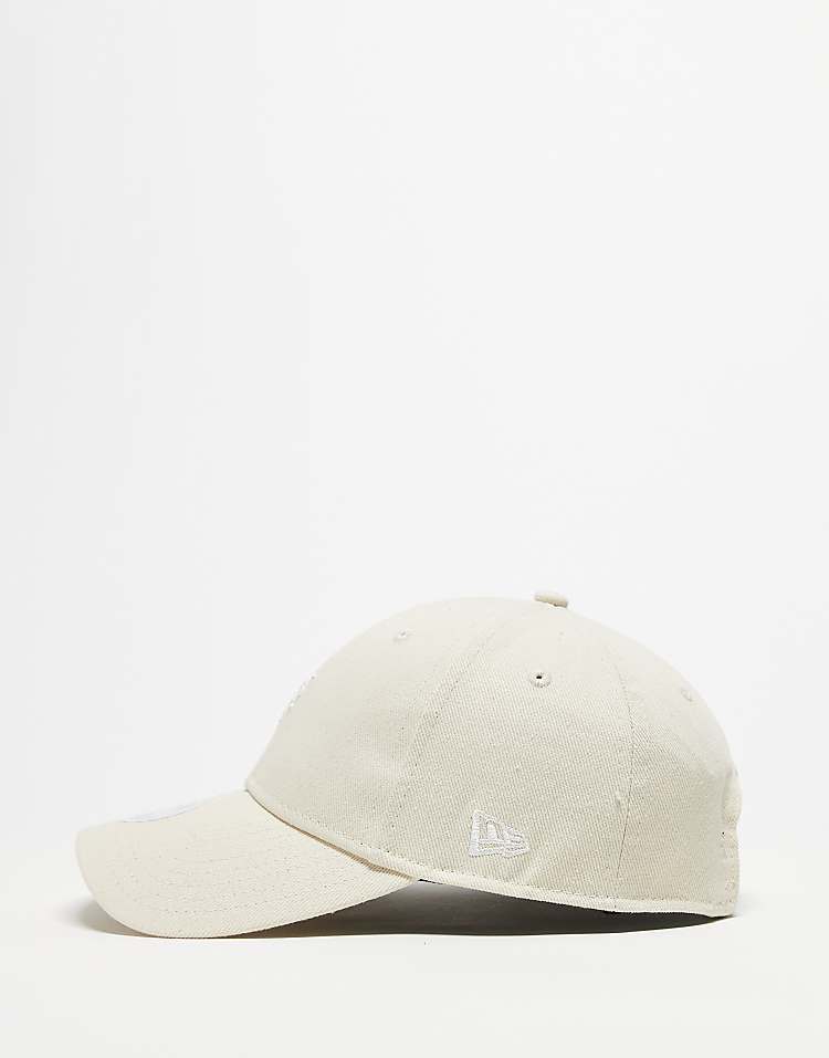 New Era 9twenty NY Mets mini logo cap in beige