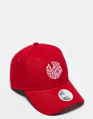 New Era 9twenty San Francisco cap in red