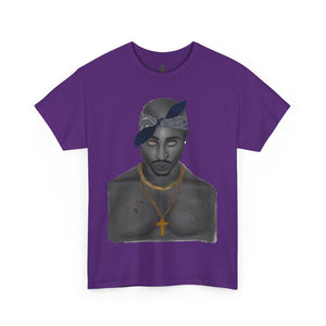 2 Pac T-shirt painted by Oleg Dave