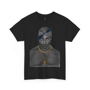 2 Pac T-shirt painted by Oleg Dave