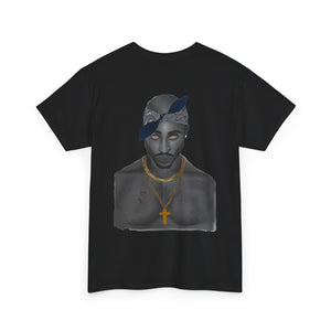 2 Pac T-shirt painted by Oleg Dave