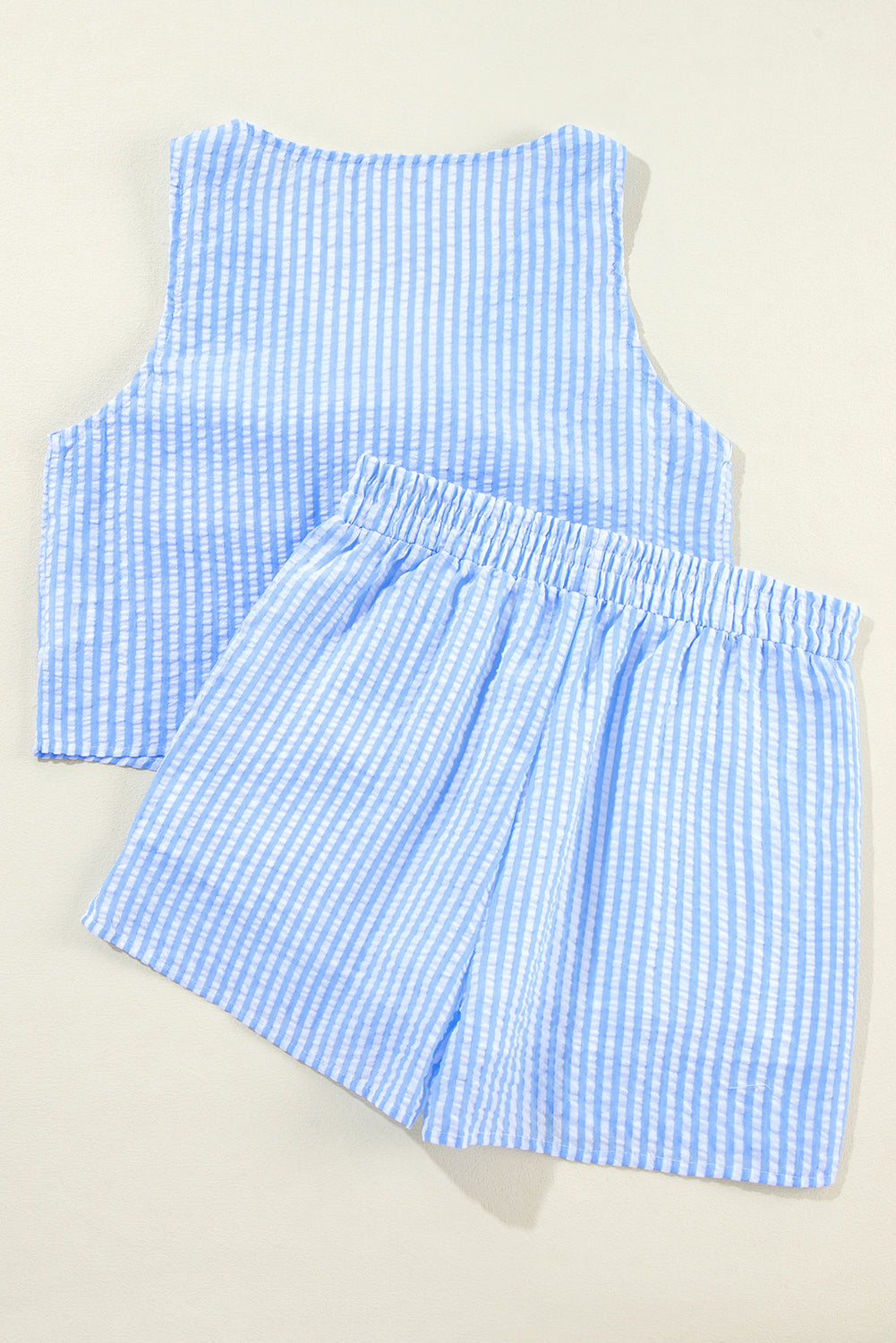 Sky Blue Stripe Set