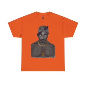 2 Pac T-shirt painted by Oleg Dave