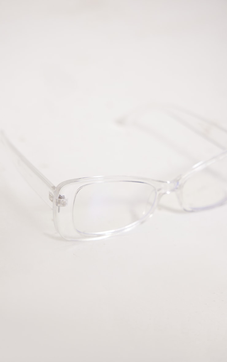 Clear Flared Chunky Frame Blue Light Readers