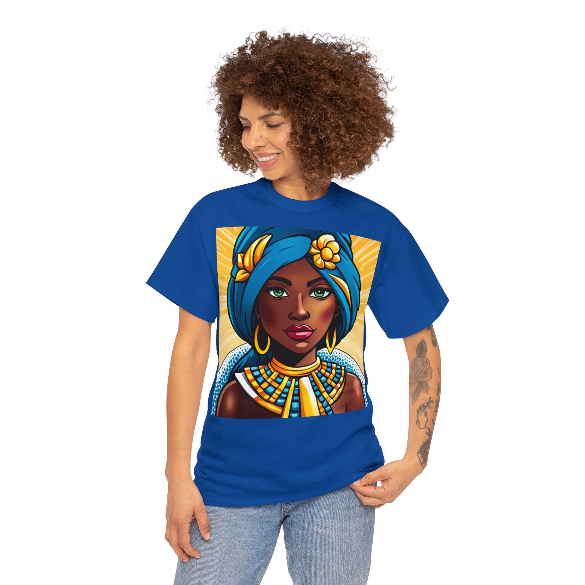 African Queen Heavy Cotton Tee - HCWP 