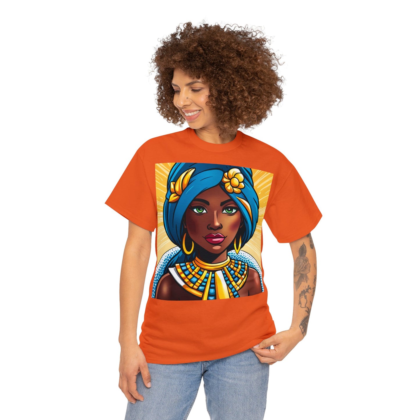 African Queen Heavy Cotton Tee - HCWP 