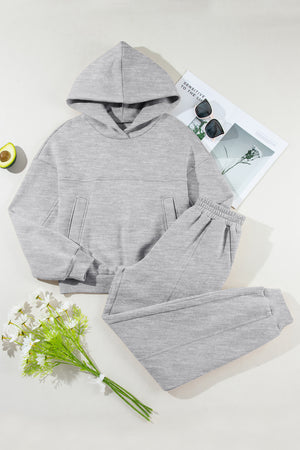 Gray Solid Exposed Set