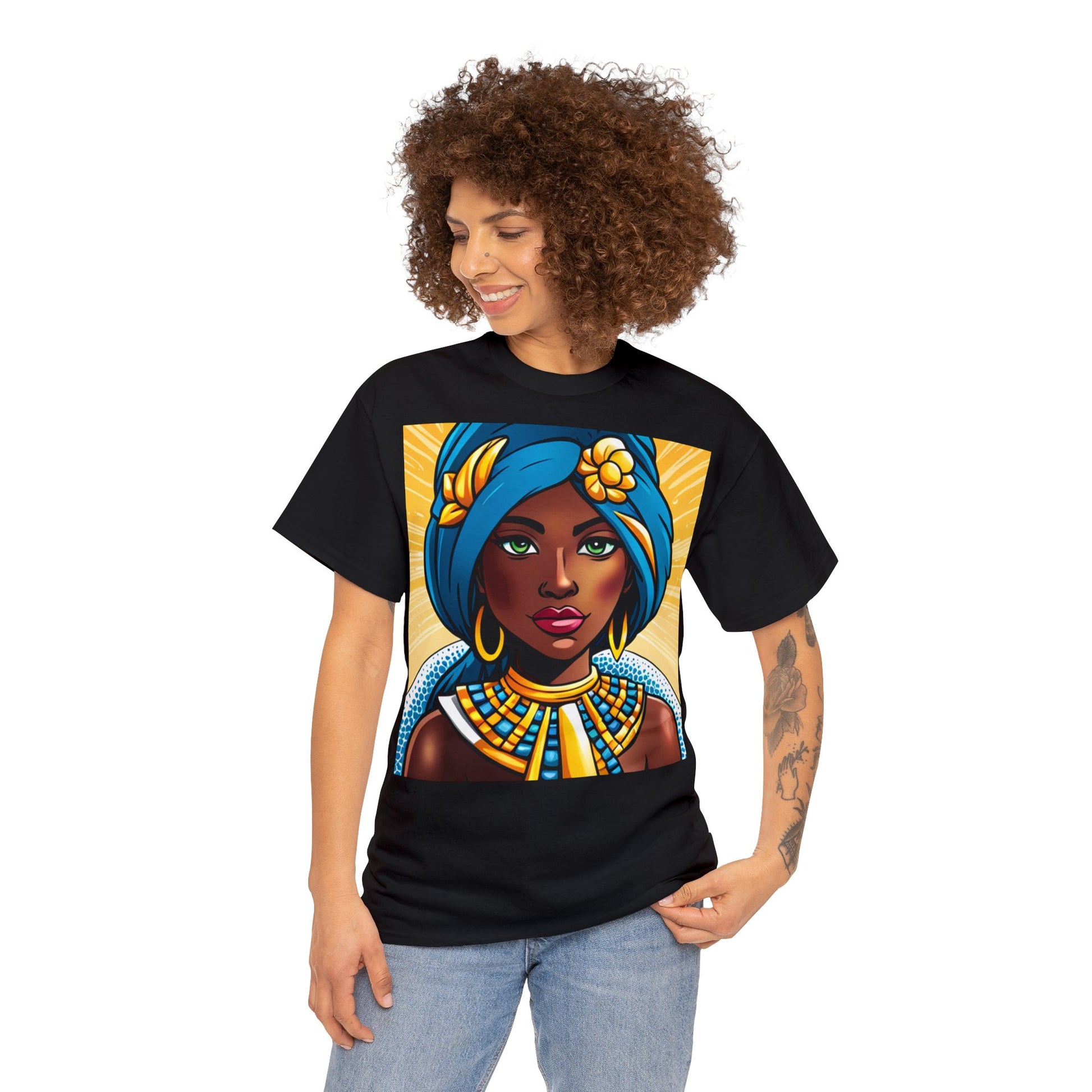 African Queen Heavy Cotton Tee - HCWP 