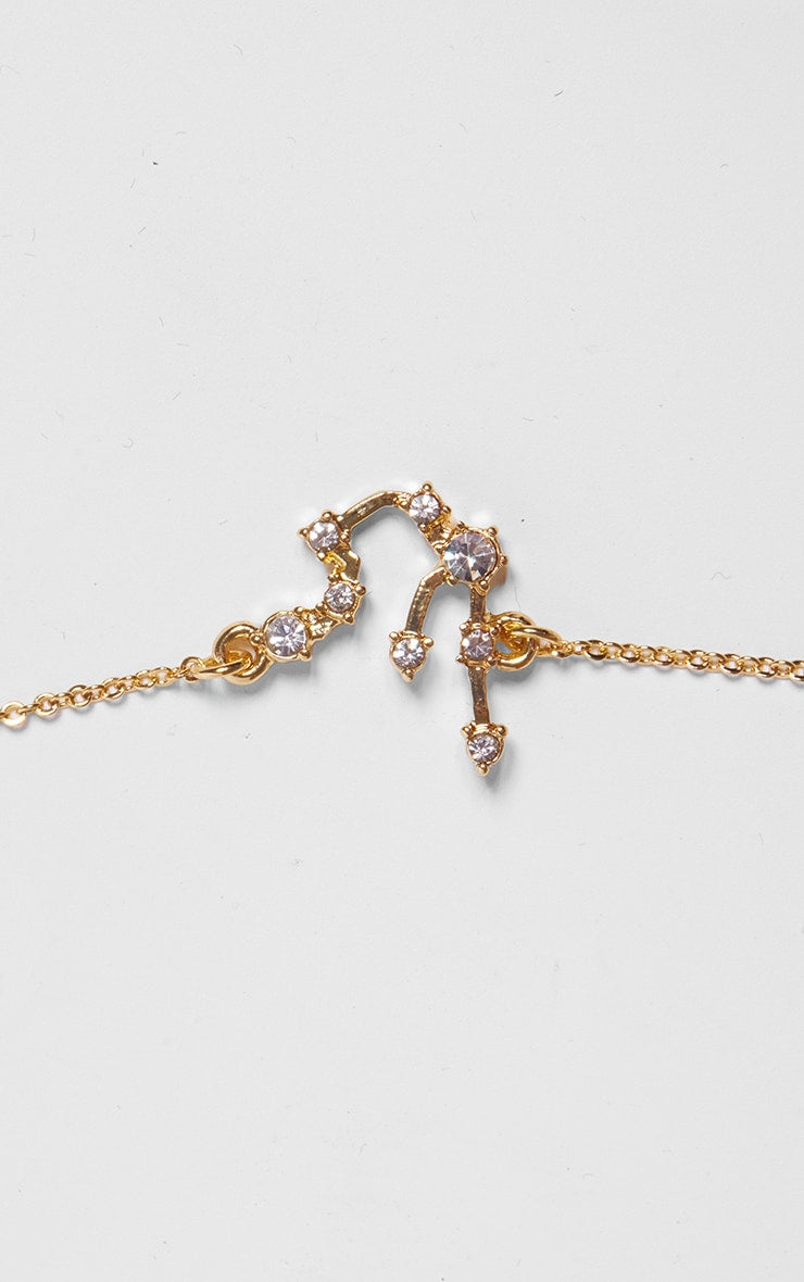 Gold Plated Taurus Celestial Necklace