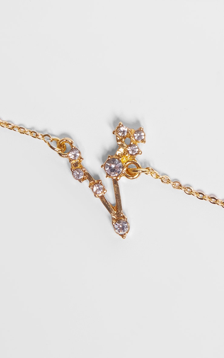 Gold Plated Sagittarius Celestial Necklace