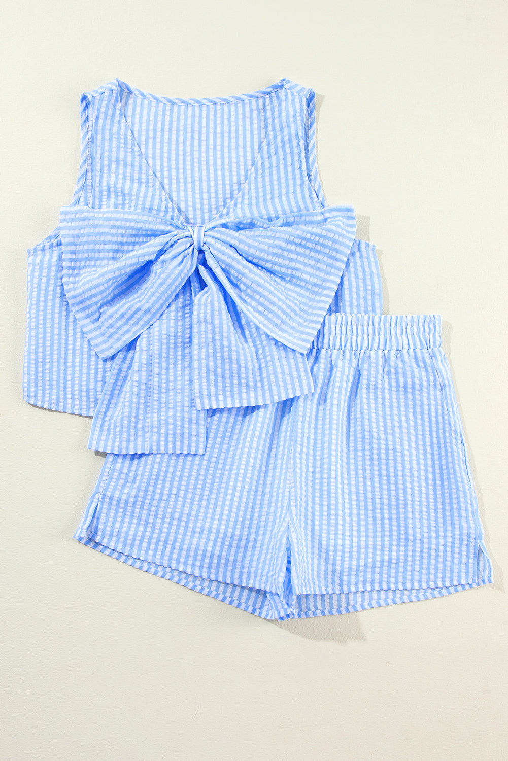 Sky Blue Stripe Set