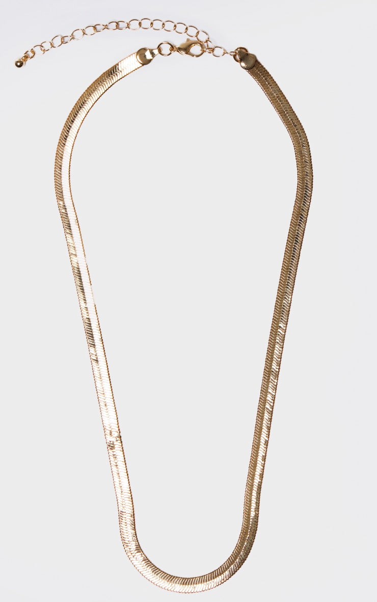 Gold Plated Snake Necklace