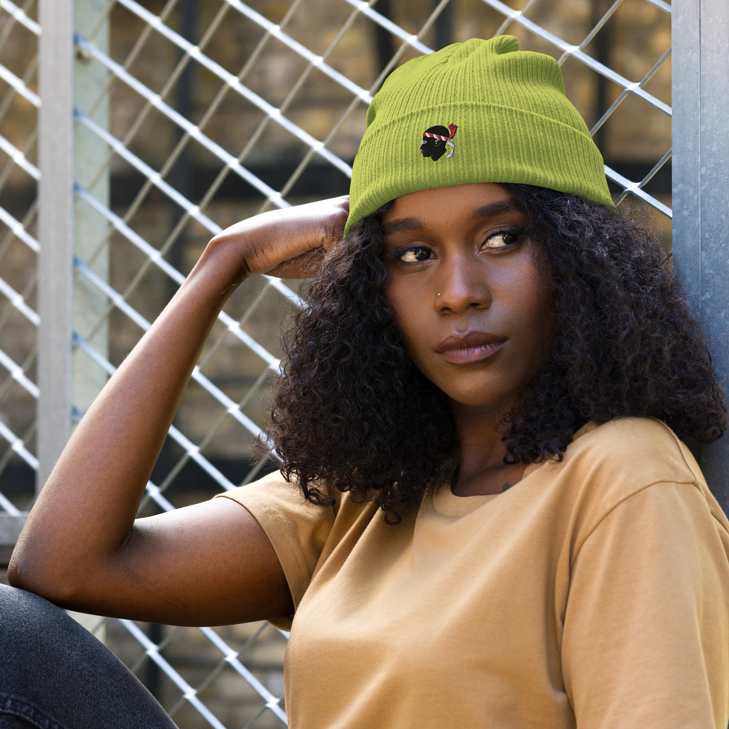 Organic ribbed beanie - HCWP 