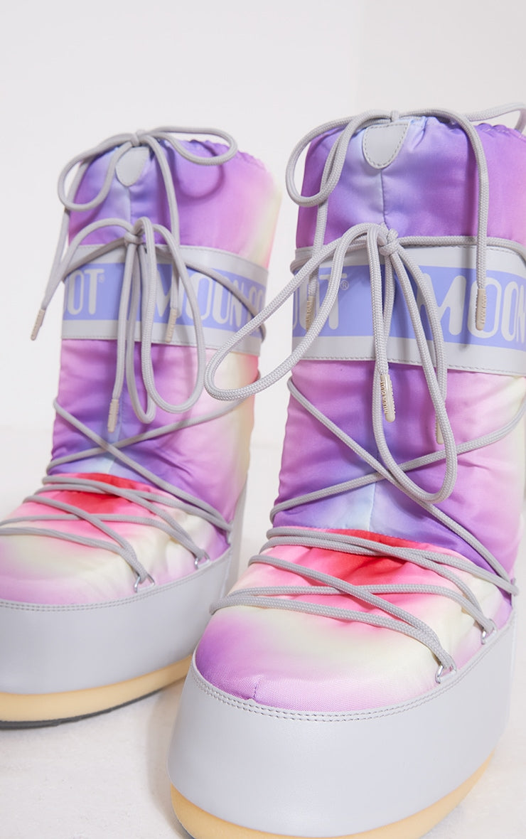 Grey Moon Boot Icon Tie Dye - HCWP 