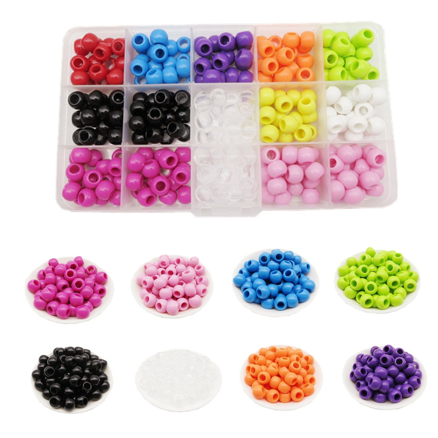 270pcs/Pack Hair braid rings