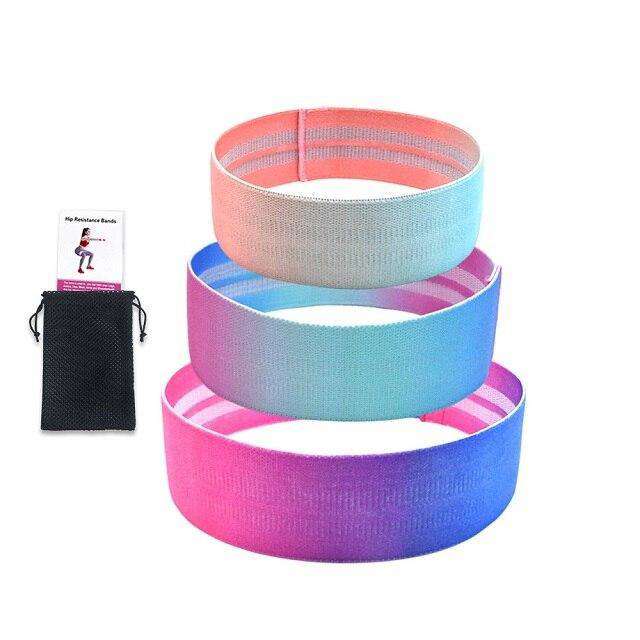 3-Teilig Fitness Gummi Band