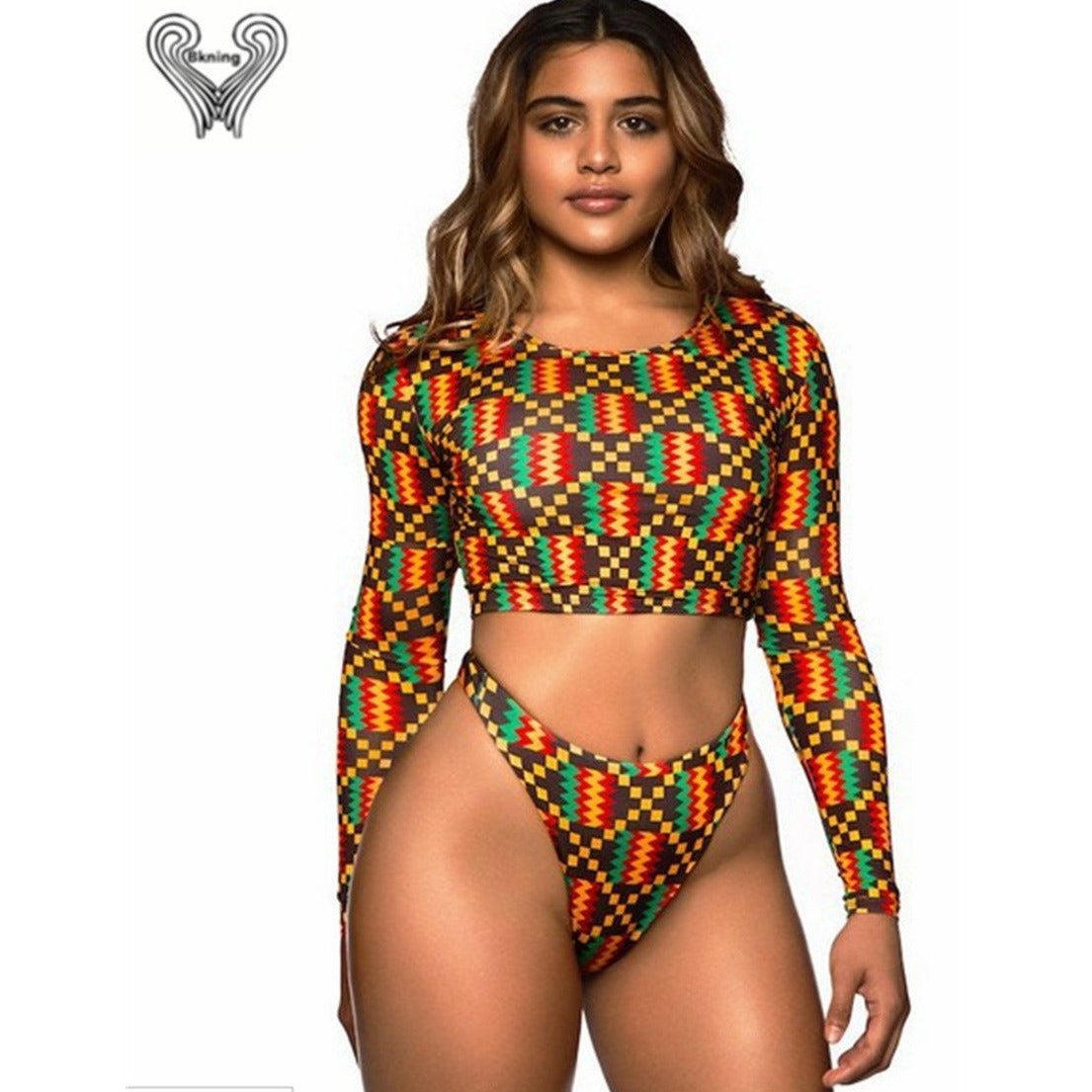 Short Sleeve Swimsuit Best Bikini 2022 Brazilian Swimwear Women Thong Bikini  Set African Dashiki Print Plus Size Bathing Suit - Price history & Review, AliExpress Seller - Over & Over Super Deals