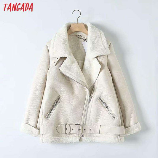 Tangada Women Oversized Coat