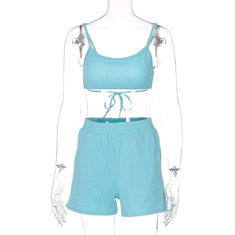 Sky Blue Short Set