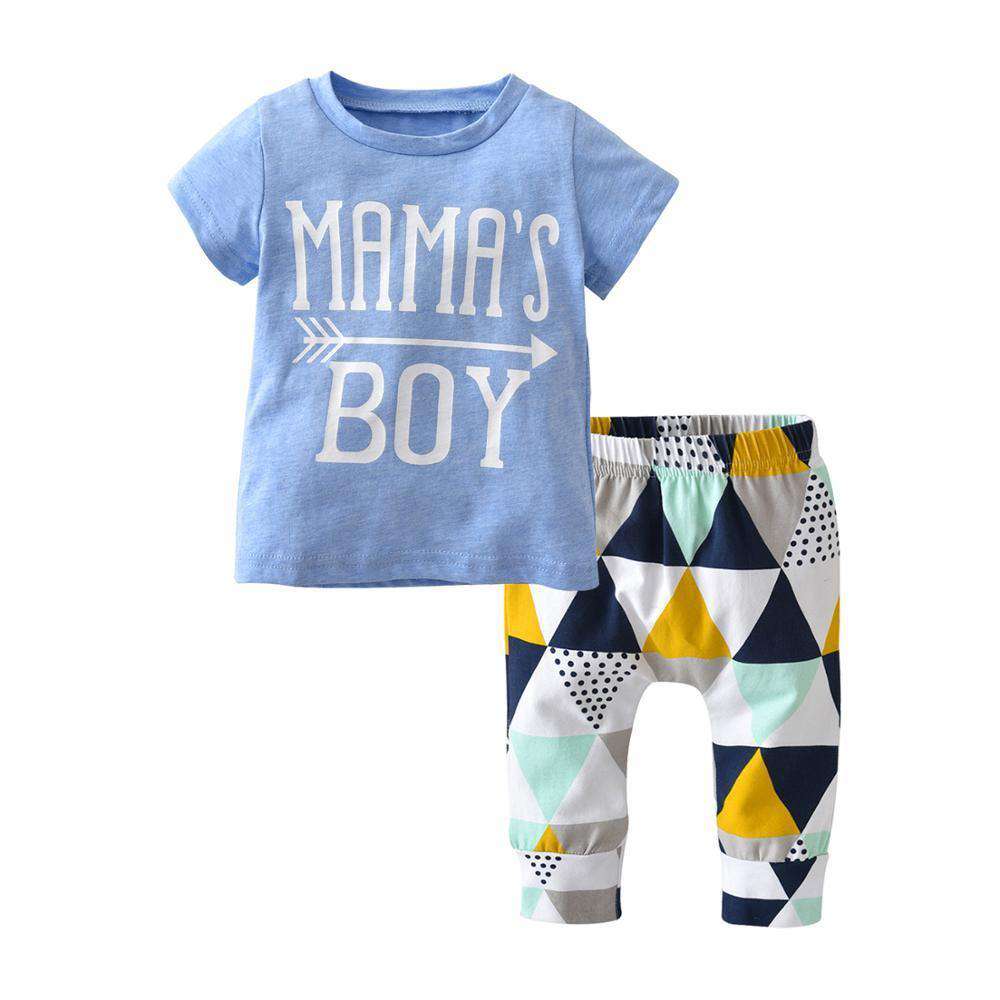 Sommer Neugeborenen Baby Boy Kleidung Set Baumwolle Brief Drucken Kurzarm T-shirt und Casual Hosen Kleinkind Kleidung Outfits