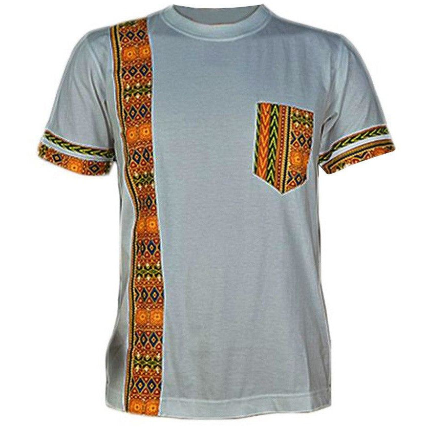 short sleeved african men clothing