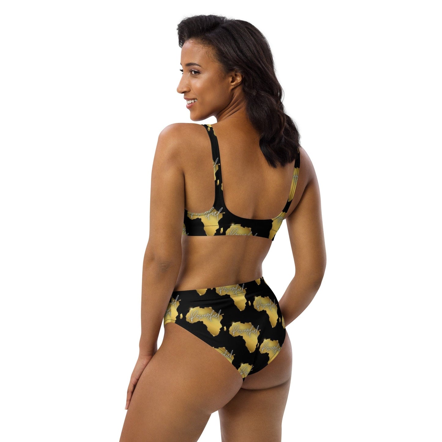 Africa high-waisted bikini