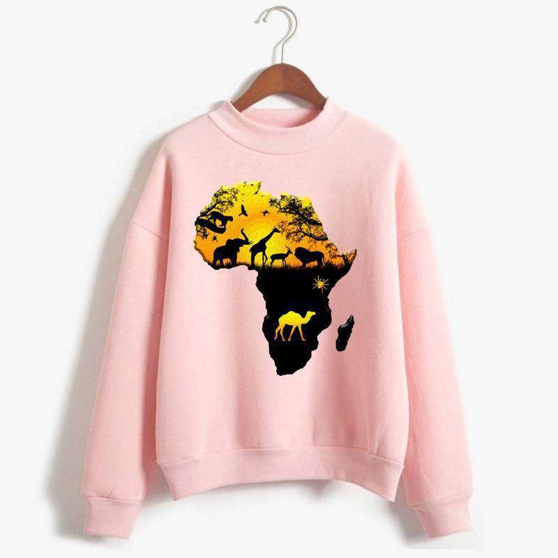 Africa Map Pullover