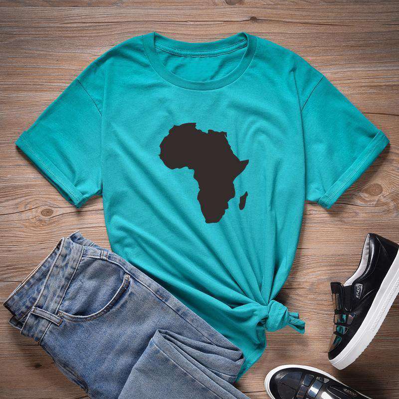 Africa Map T Shirt