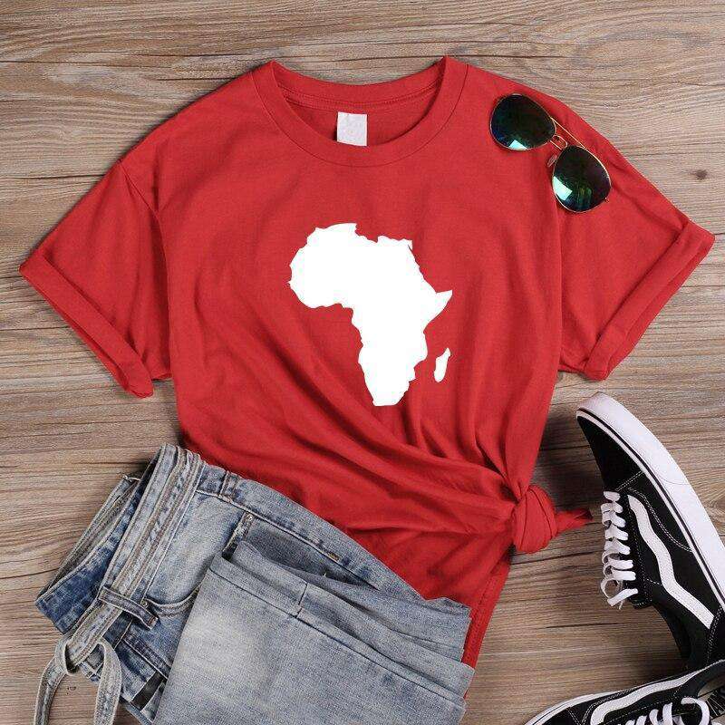 Africa Map T Shirt