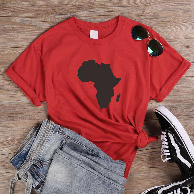 Africa Map T Shirt