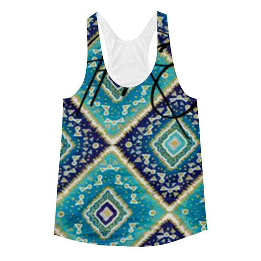 African Style Women's Racerback Tank