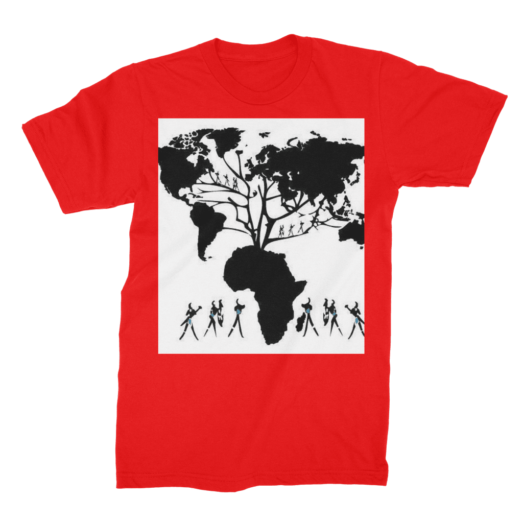 Afro Roots Unisex Fine Jersey T-Shirt