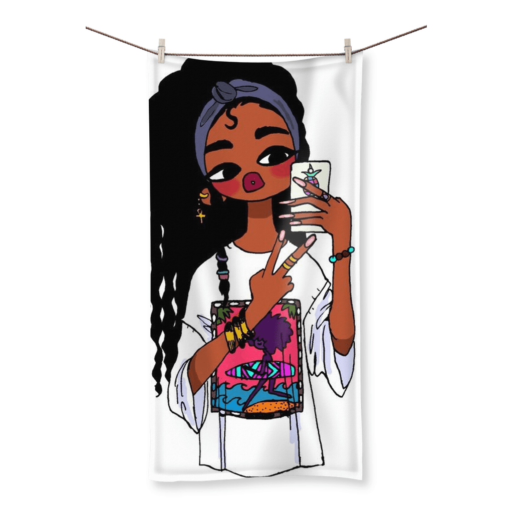 Afrogirl Beach Towel